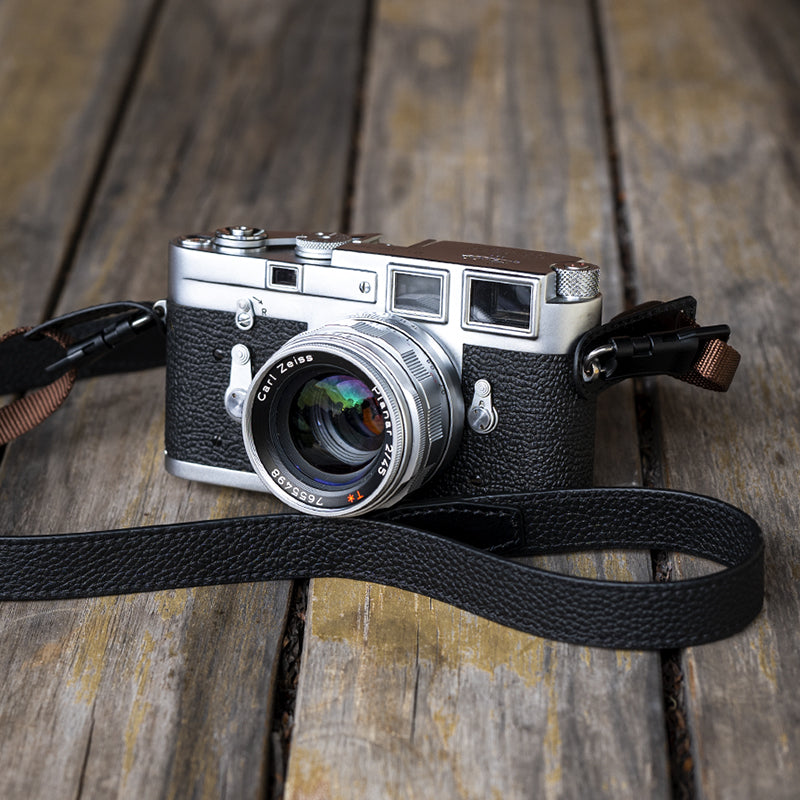 Quick Release Leather Camera Strap & Wrist Strap for Mirrorless