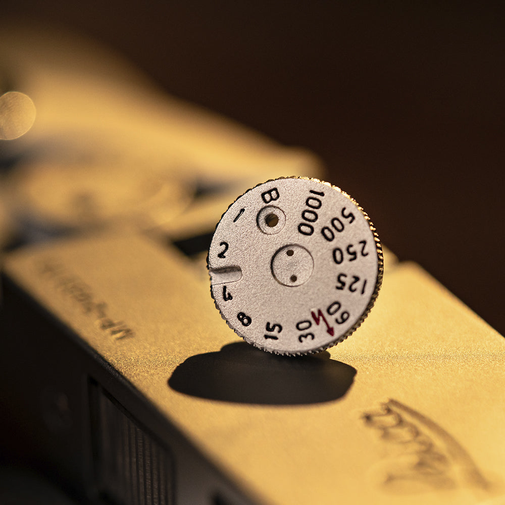 Funleader leica m3 925 silver shutter speed dial brooch on leica details