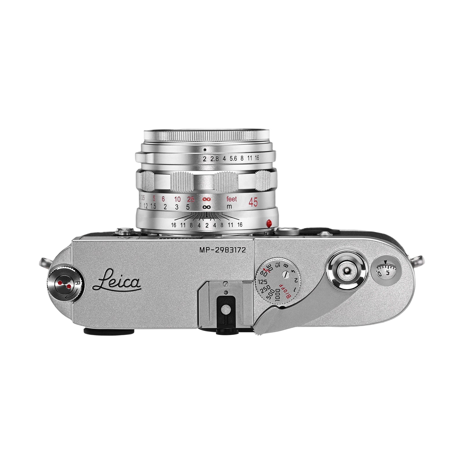 Funleader contax g45 f2 to leica m converted lens on leica mp 