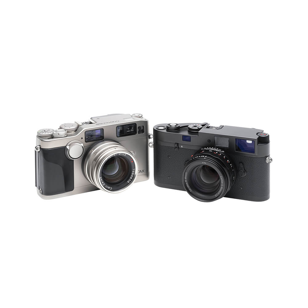 Funleader contax g45 f2 to leica m converted lens in comparison with original lens