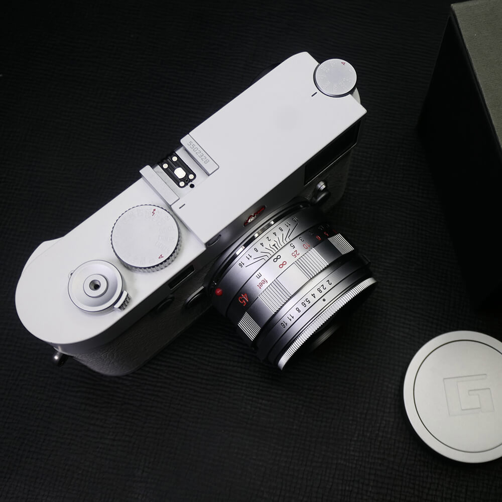 CONTAX G Planar 45mm F2.0 T* ライカMマウント改造 - レンズ(単焦点)