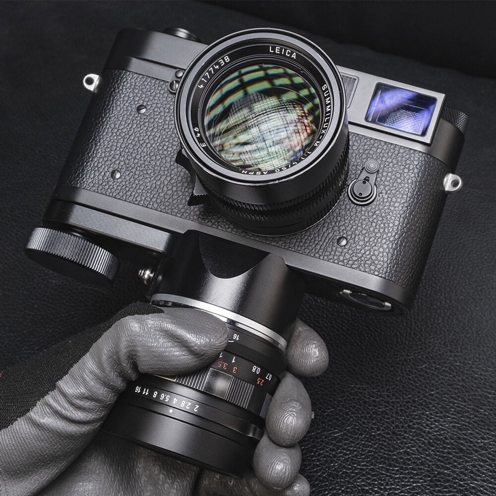 Funleader lens carrier for leica m system black on leica